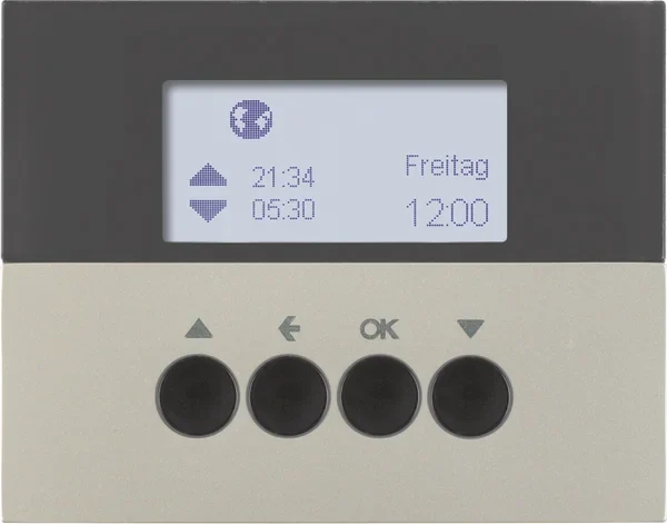 Berker Berker Jalousie-Schaltuhr edelstahl lackiert 85741173