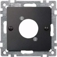 Merten Zentralplatte anth für Audio-Steckver.XLR 468914