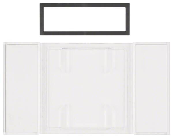 Berker Berker 75900080 Beschriftungsfeld für B.IQ Tastsensoren 1/2/3-fach B.IQ klar transp.