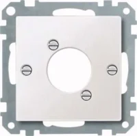 Merten Zentralplatte polar weiß für Audio-Steckver.XLR 468919