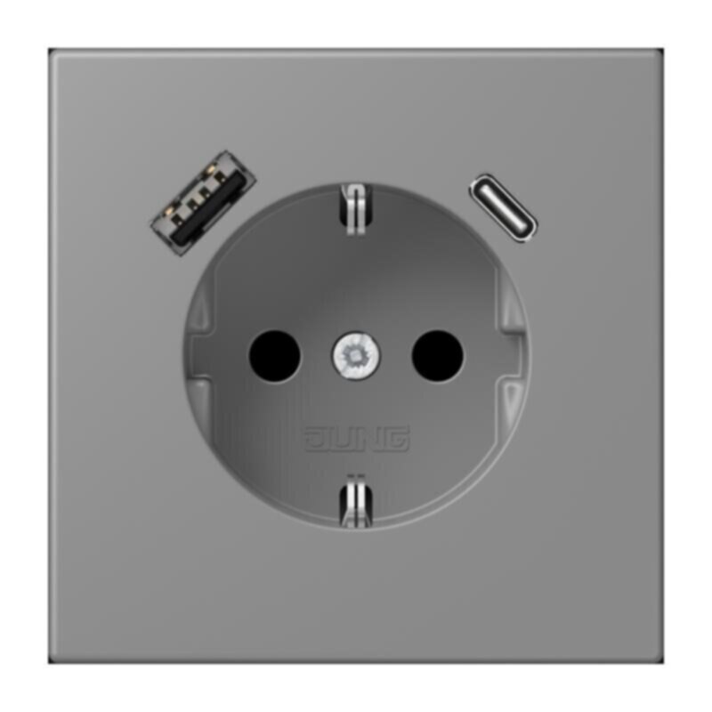Jung Jung LC1520-15CA203 SCHUKO-Steckdose mit USB Typ AC LC32011