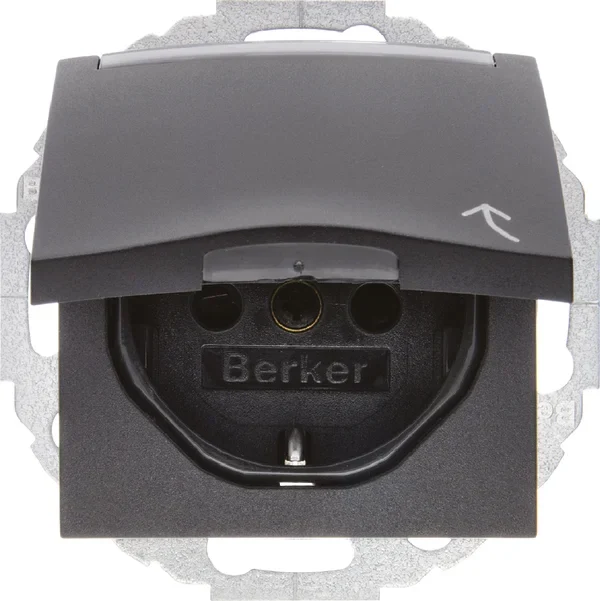 Berker Berker Schuko-Steckdoseanthrazit 47461606