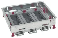 Legrand 088021 Gerätebox mit Teppichrand 18Module horizontal