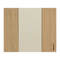 BTicino KA4802LM LivingNow Abdeckrahmen 2-modulig in der Farbausführung Eiche