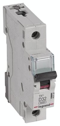 Legrand 403724 TX3 LS-Schalter D 32A 1-polig 6kA 230/400VAC 1TE