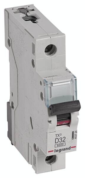 Legrand Legrand 403724 TX3 LS-Schalter D 32A 1-polig 6kA 230/400VAC 1TE