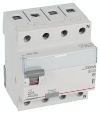 Legrand 411803 TX3 Fi-Schalter 25A 4-polig 300mA Typ A-S 400VAC 4TE