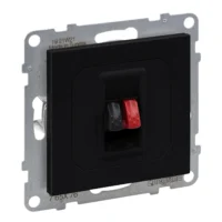 Legrand 765376 SEANO Lautsprecher-Anschluss 1-fach mit Federklemmen