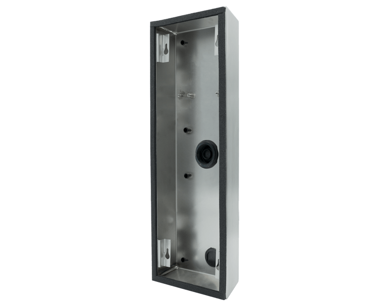 Doorbird DoorBird D2104V/D2105V/D2106V Aufputz Montagerückgehäuse – Edelstahl V4A