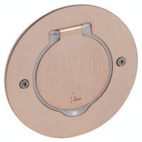Legrand 089711 Deckelsatz rund 1x2Modul bronze