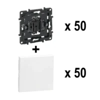 Legrand 864190 Niloe Step Bigbox 50xEinsatz W/m 10AX Ultraweiß