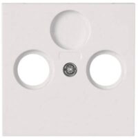 Kopp 373529188 Abdeckung für Ant steckd.2-fach TV RF M3x13 M3x16 M3x25 Athenis reinweiß