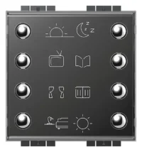 BTicino LN4652 LivingLight Szenarientaster zum Abrufen von 8 Szenen
