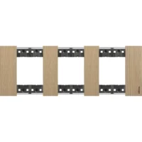 BTicino KA4802M3LM LivingNow Abdeck- rahmen 3x2-modulig in Farbausführung Eiche