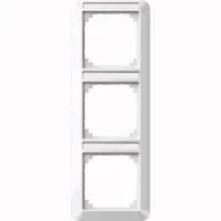Merten Rahmen 3 fach pws/gl Beschriftungsträger 385319