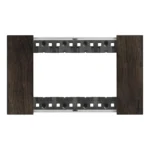 BTicino KA4804LG LivingNow Abdeckrahmen 4-modulig in der Farbausführung Walnuss