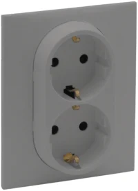 Legrand 864364 Schuko Steckdose 1-fach Dose Berührungsschutz Niloe Step Aluminium