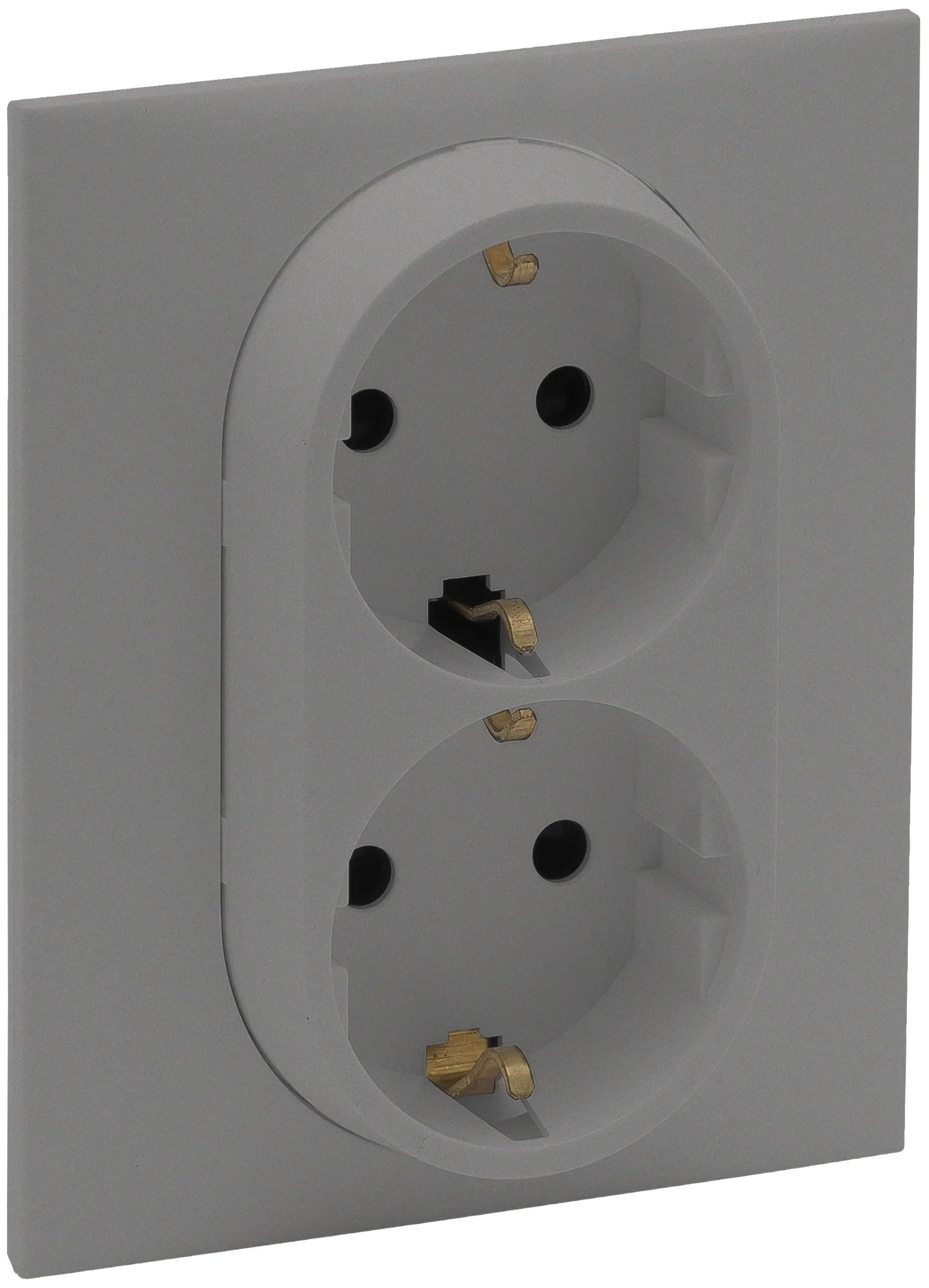 Legrand Legrand 864364 Schuko Steckdose 1-fach Dose Berührungsschutz Niloe Step Aluminium