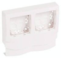 Legrand 031416 Anbaurahmen DLPlus 2-fach für horizontal./vertikale Montage 16/25/32x16mm