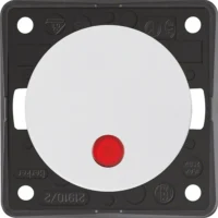 Berker Wipp-Kontrollschalter pws mit roter Linse 937522509
