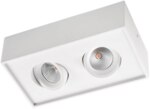 SG LEUCHTEN LED-Anbaustrahler 12W Konverter GYRO 906231 2LEDs weiß 2000-2800K weiß