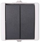 Kopp 540556009 Serienschalter AP-FR 10AX 250V Aquatop hg/dg