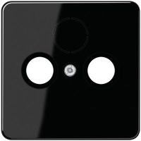 Jung CD561SATSW Abdeckung 3Loch f.SAT-TV schwarz