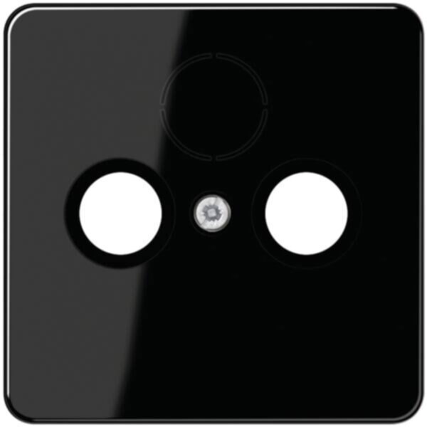 Jung Jung CD561SATSW Abdeckung 3Loch f.SAT-TV schwarz