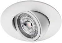 SG LEUCHTEN LED-Einbaustrahler 6W dimmbar weiß JUPITER 912170 1LED 2700K weiß 350lm GU10