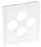 Legrand 754810 Abdeckung für TV-R-SAT-SAT Einsatz Valena Life ultraweiß