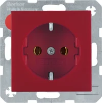 Berker Schuko-Steckdose rt 1-fach 41431912