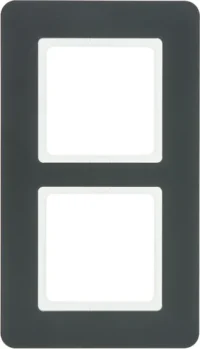 Berker Rahmen 2-fach anthrazit/samt 10126186