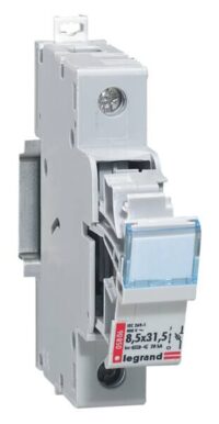 Legrand 005806 Sicherungstrenner 1polig für Zylindersich. 8,5x31,5mm 400VAC 20kA