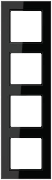Jung AC584BFSW Rahmen 4fach bruchsicher Serie A creation schwarz