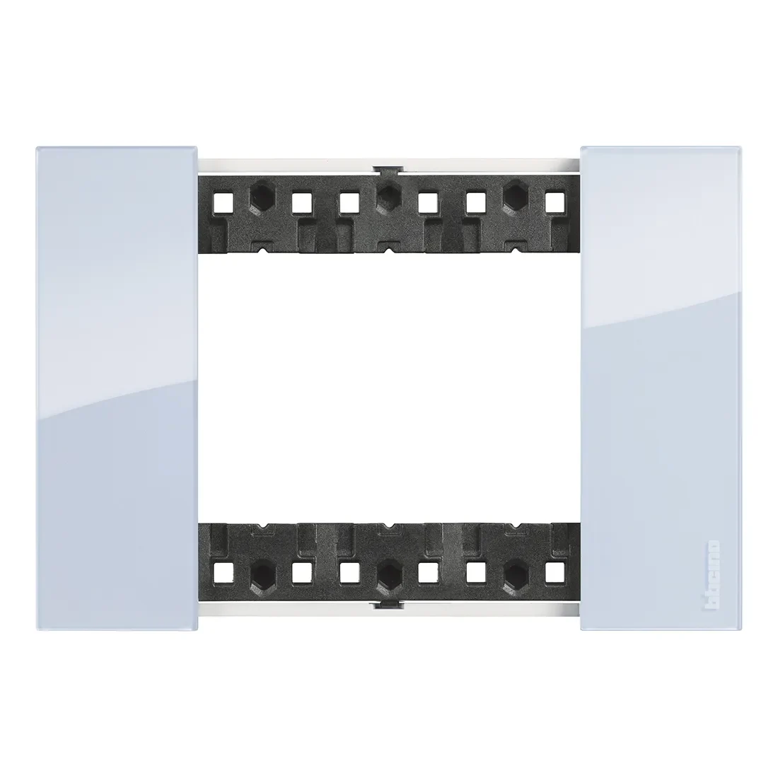 Legrand BTicino KA4803DA LivingNow Abdeckrahmen 3-modulig in der Farbausführung Sky