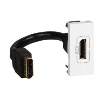 Legrand 078791 HD 15 Anschlusseinheit 1M vorverdr. Kabel 15cm Mosaic ultraweiß