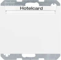 Berker Relais-Schalter Hotelcard polarweiß glänzend 16417119
