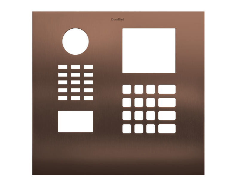 DoorBird D21DKH Frontblende – Bronze-Optik (PVD)