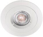 SG LEUCHTEN LED-Einbaustrahler 6,2W 1LED POLAR 932951 weiß 3000K weiß 455lm GU10 weiß