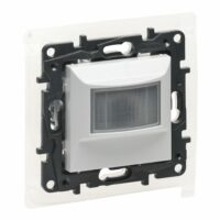 Legrand 864510A NILOE STEP Abdeckung 2-L-Bewegungsmelder (ohne N-L) Schwarz