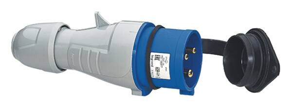 Legrand 555234 CEE-Stecker P17 Tempra Pro 3-polig 32A 230VAC blau IP44
