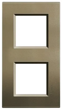 BTicino LNA4802M2SQ LivingLight Abdeckrahmen 2-fach 2+2M Square