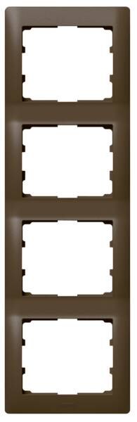 Legrand Legrand 771208 Rahmen 4-fach senkrecht Galea dark bronze