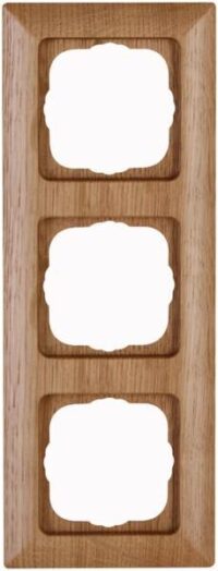 Kopp 306730007 Abdeckr.3-fach HK02 eiche