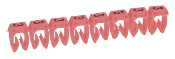Legrand Legrand 038233 Kennzeichnungssystem CAB3 4-6qmm Ziffer:3 orange