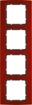 Berker Rahmen rt/anthrazit 4-fach 10143012