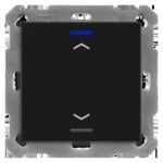 MDT KNX Taster 1-fach Light 55 schwarz matt Jalousie BE-TAL550106.A1