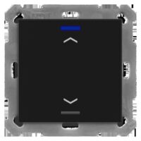 MDT KNX Taster 1-fach Light 55 schwarz matt Jalousie BE-TAL550106.A1