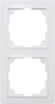 Eltako Universalrahmen 2-fach 55x55mm reinweiß/glänz R2UE55-wg
