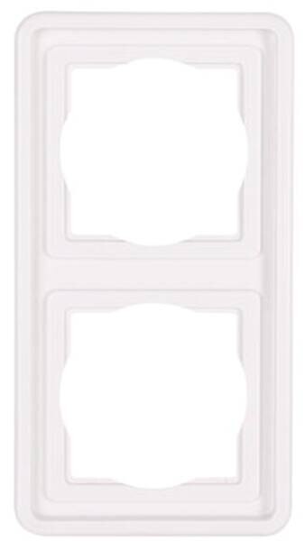 Kopp Kopp 302402074 Abdeckrahmen 2-fach UP-FR IP44 arktis